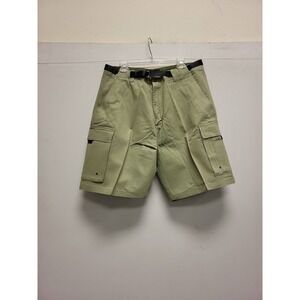 Coliseum Clothing Co Mens Shorts Size 38 Cargo Olive Green Belted Casualwear